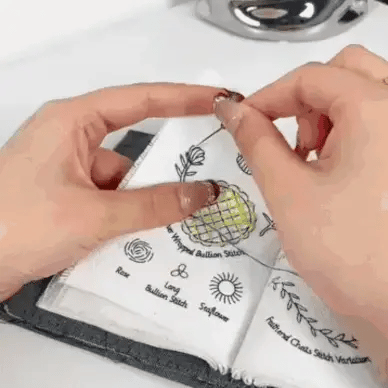SoftStitch Embroidery Book with Practice Pages