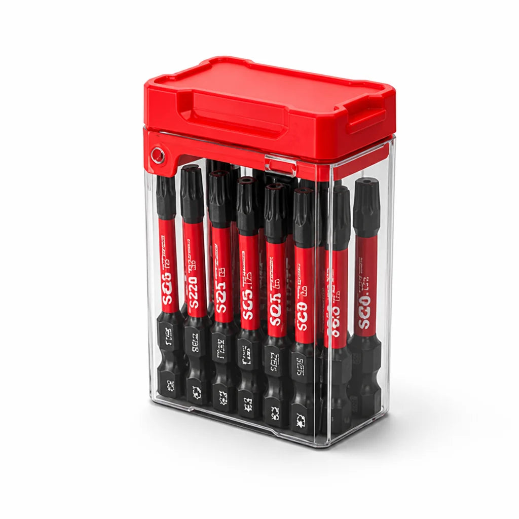 Magnetic S2 Steel Torx Bit Set (15-piece)