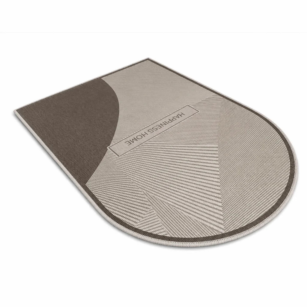 Wrinkle-free, noise-reducing printed floor protection mat for office chairs