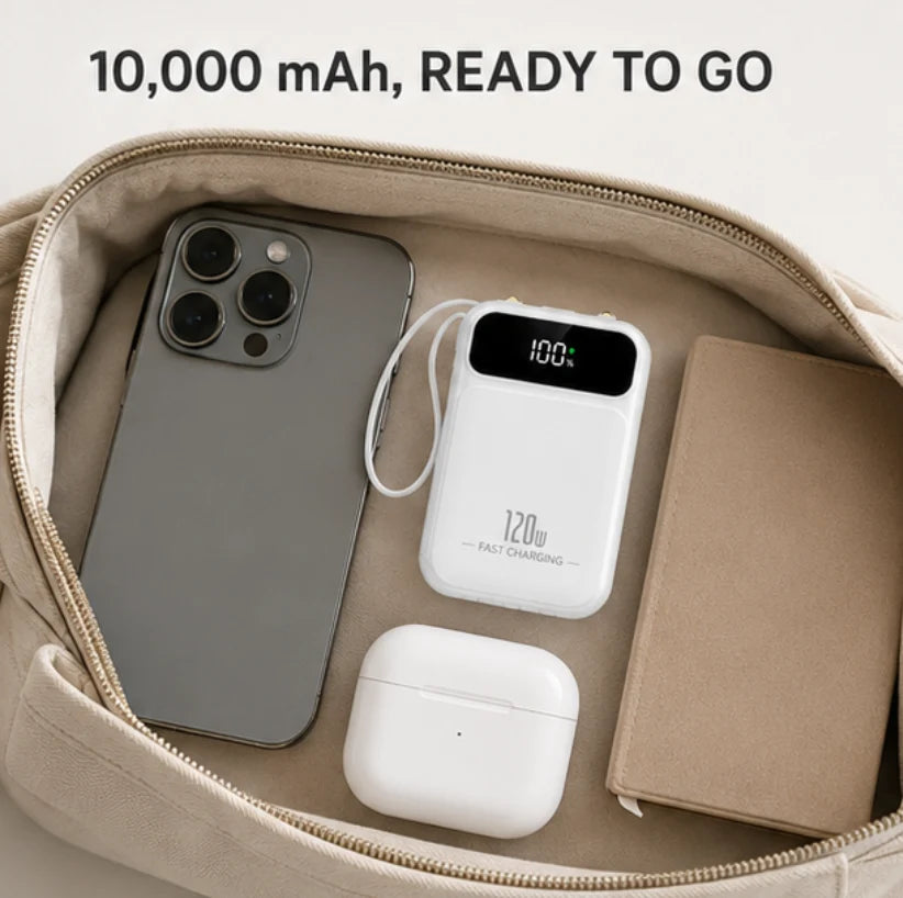 Portable Power Bank with Digital Display