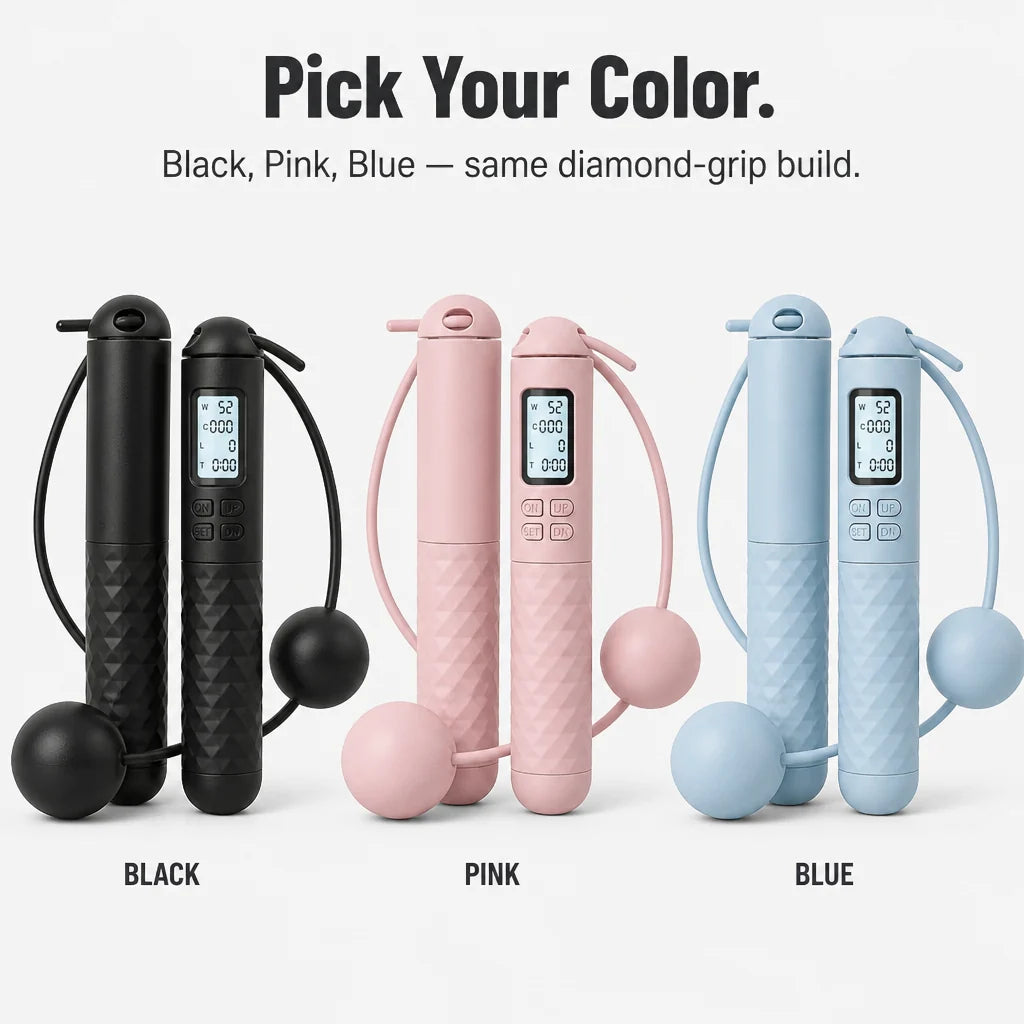 PulseRope Wireless Jump Rope with LCD Display
