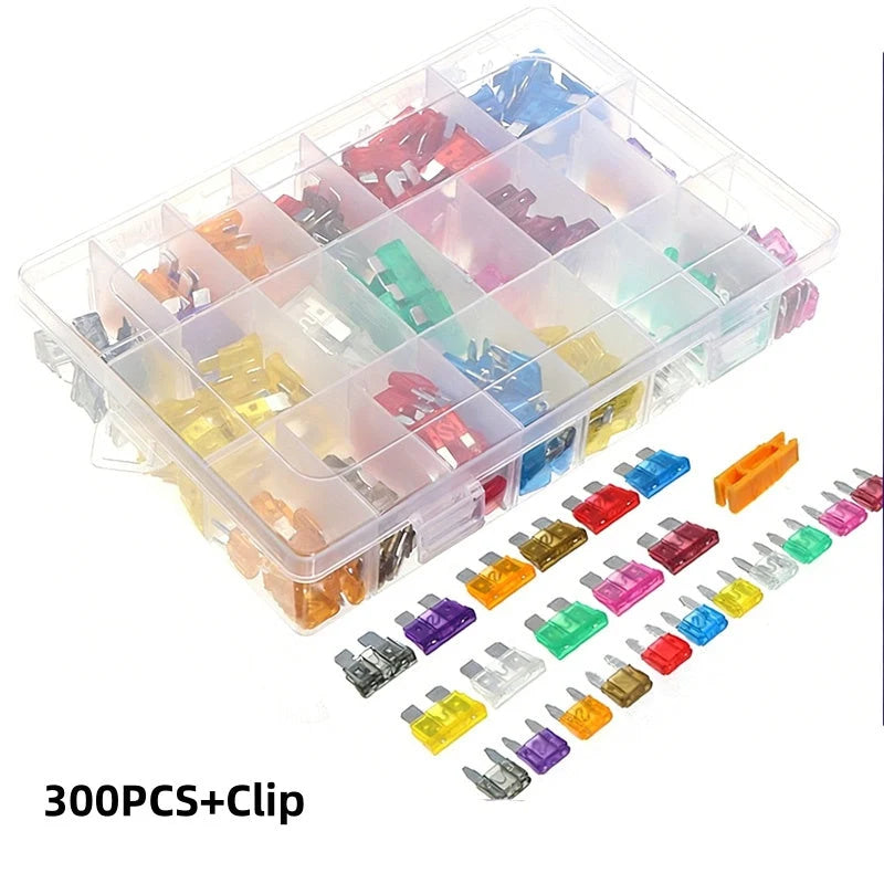 Car Fuse Kit 300 Pieces with Fuse Puller