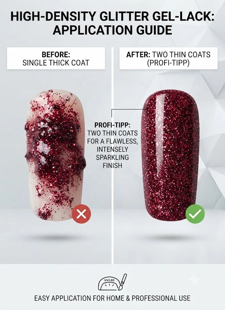 Shimmering Nail Polish High-Density Glitter Gel Polish