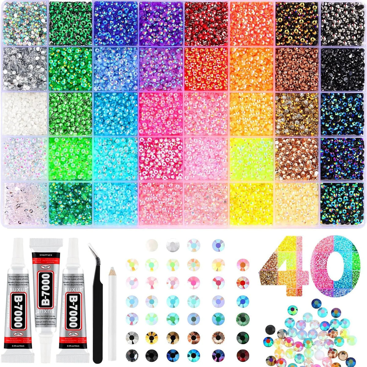 StarlitePop™ Flat Rhinestones — Give Your DIY Projects a Magical Shine That Captivates All Eyes!