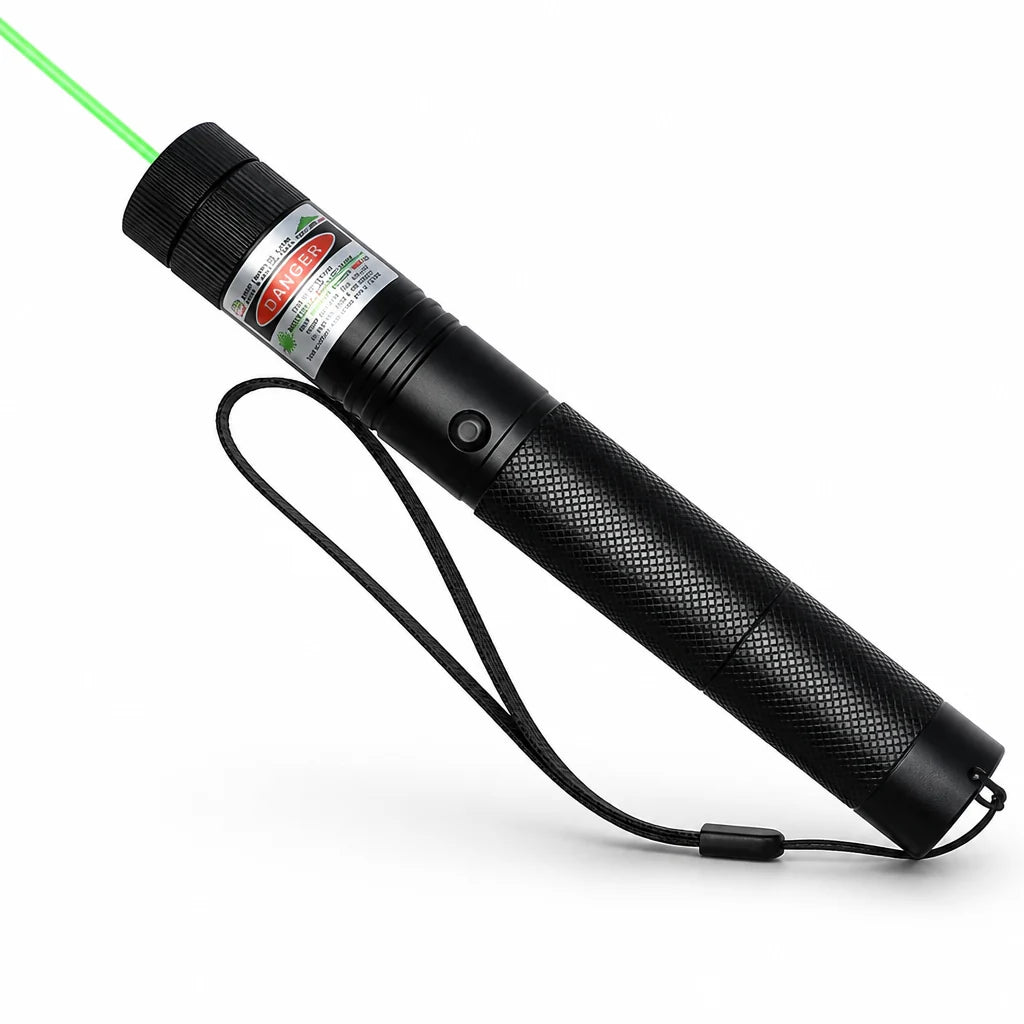 Adjustable Aluminum Laser Pointer with Safety Lock