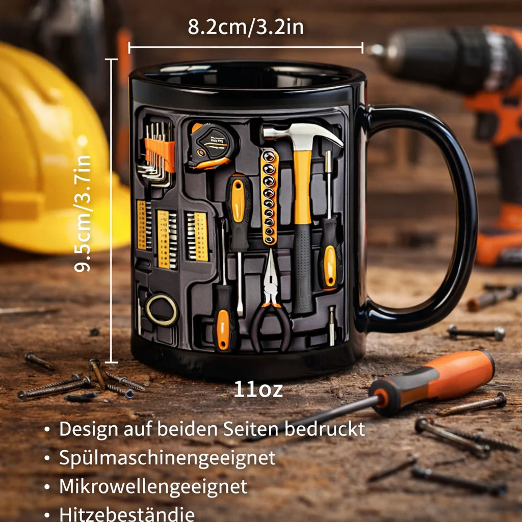 CraftMaster™ Precision Mug — Celebrate your maker power with every sip in rugged style