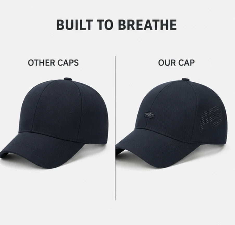 Men's Performance Cap – Adjustable Sports Hat