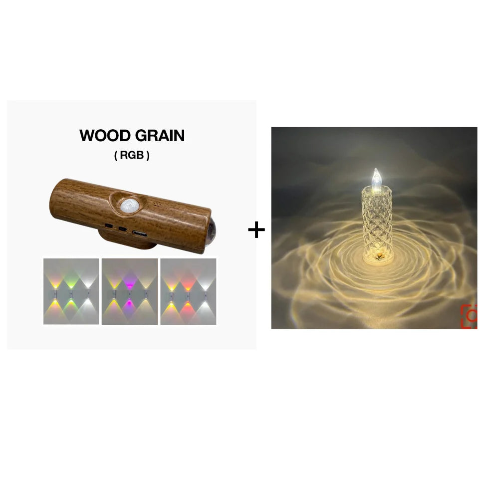 GlowAura™ — Transform dark rooms into radiant cozy oases with magical color variety and smart motion detection