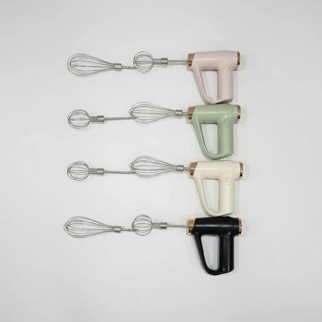 Cordless Hand Mixer with 2 Whisk Attachments