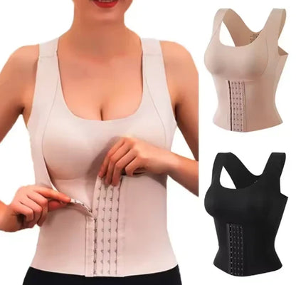 WaistSculpt™ Push-up Bra with Adjustable Straps and Removable Pads