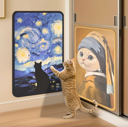 Purrtrait™ Artistic Cat Scratching Board