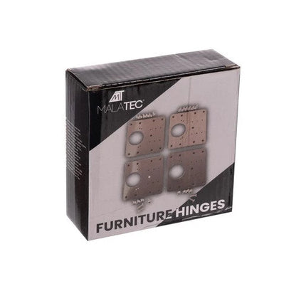 Hinge Plate Repair Set 4-Piece Stainless Steel