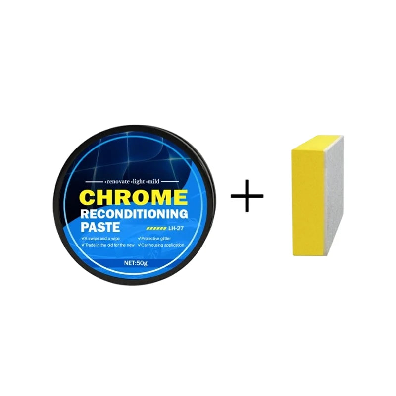 Chrome Repair Paste with Sponge 50g