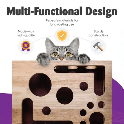 Cat Scratching Puzzle Activity Box