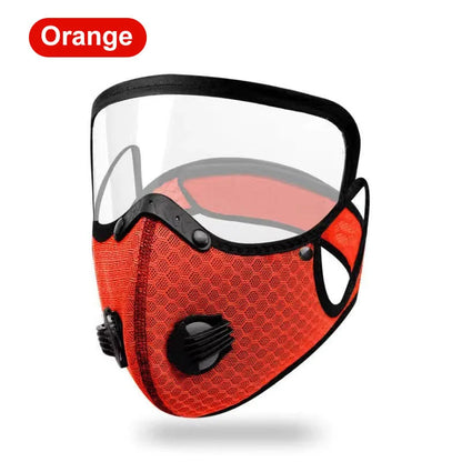 2-in-1 Motorcycle Mask with Anti-UV Glasses