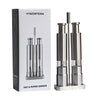 GrindMaster Stainless Steel Salt and Pepper Mill