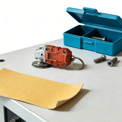 EdgeCraft™ Mini Grinder Keychain — Compact, Decorative, and Always Within Reach