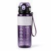 Leak-proof Sports Water Bottle with Screw Cap and Integrated Straw