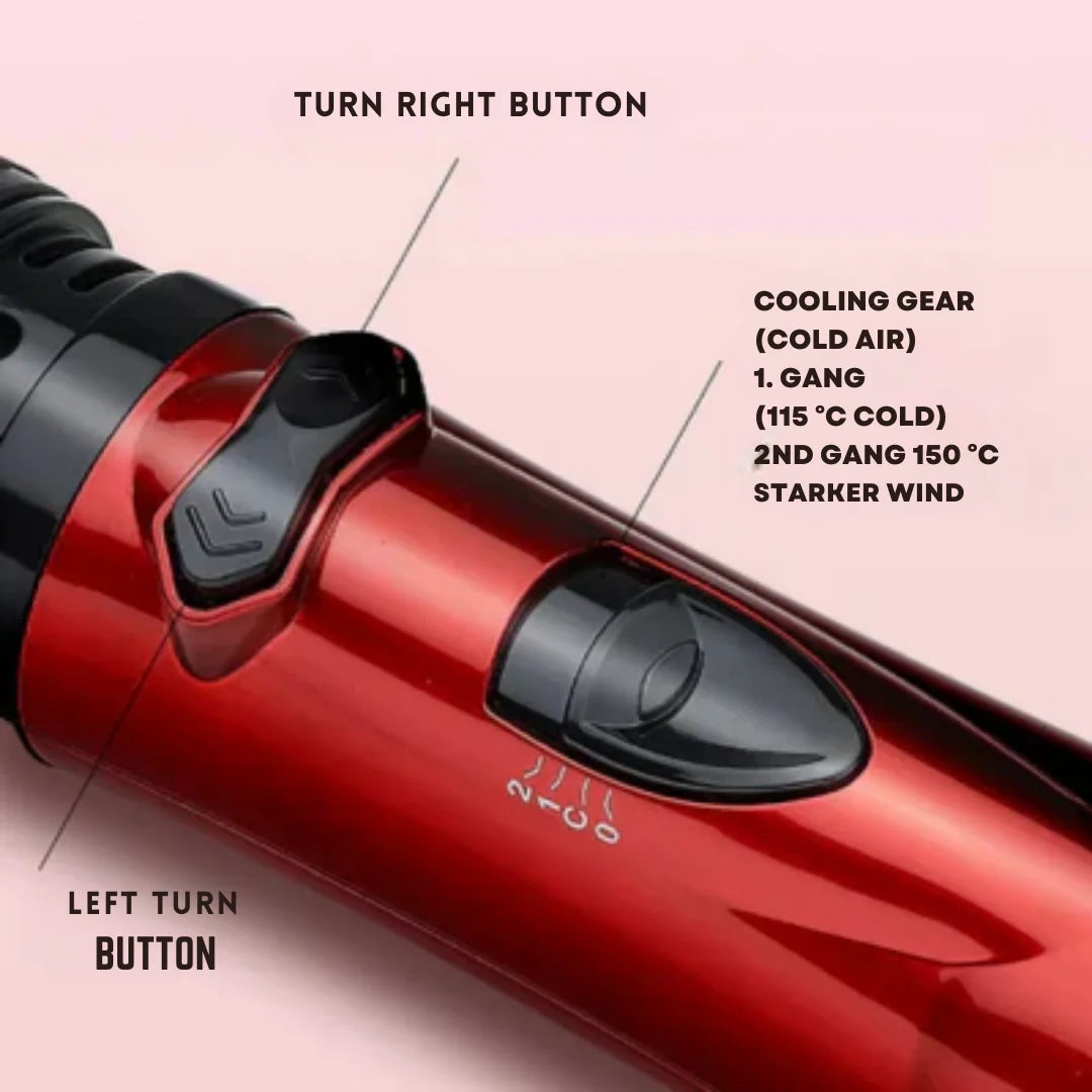 InstaGloss 3-in-1 Hot Air Brush Hair Styler