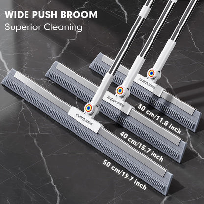 Floor mop with TPE brush strip