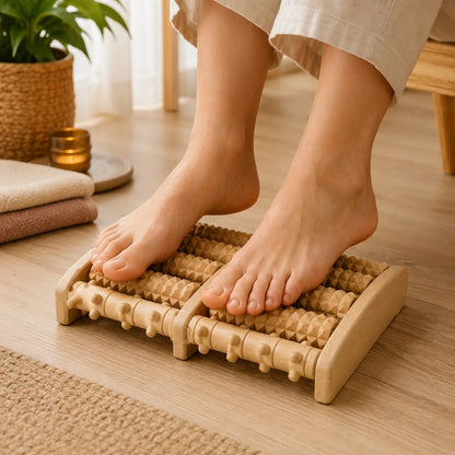 Wooden Foot Massage Board – Reflexology Massage