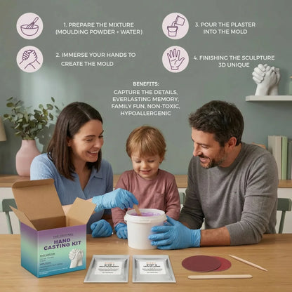 3D Handprint Plaster Set – A Touching Memory