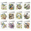 Diamond Painting Greeting Card Set 12 Pieces