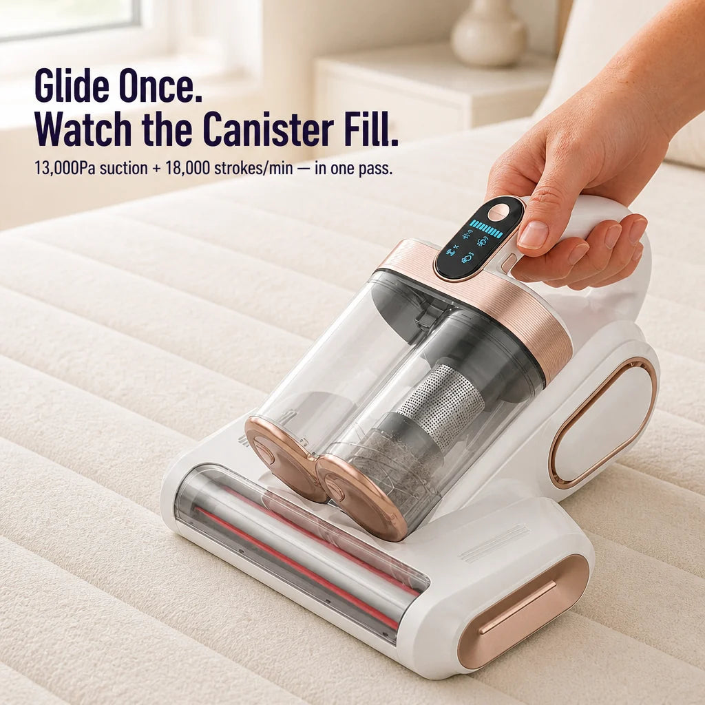Cordless Mattress Cleaner with UV-C