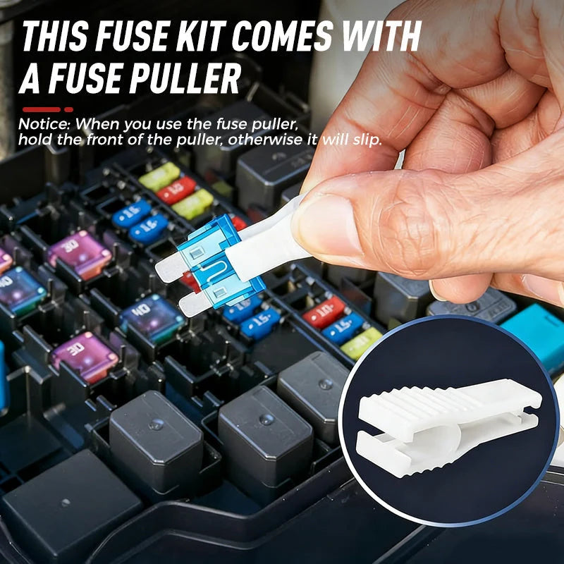 Car Fuse Kit 300 Pieces with Fuse Puller
