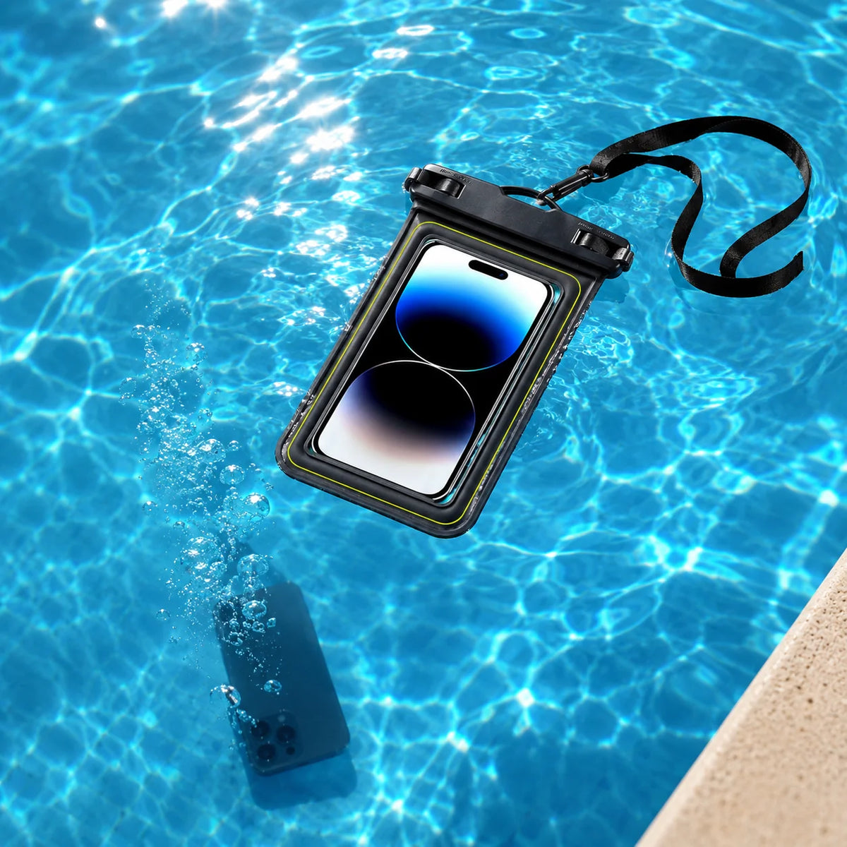 Water-resistant Smartphone Case with Shoulder Strap
