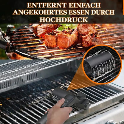 PowerBrush™ — Never Scrub Again, Just Relax and Shine Your Grill in Minutes!