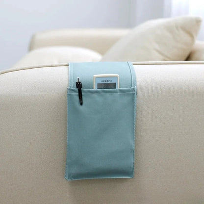 Bed Organizer Cotton-Linen with Multiple Compartments