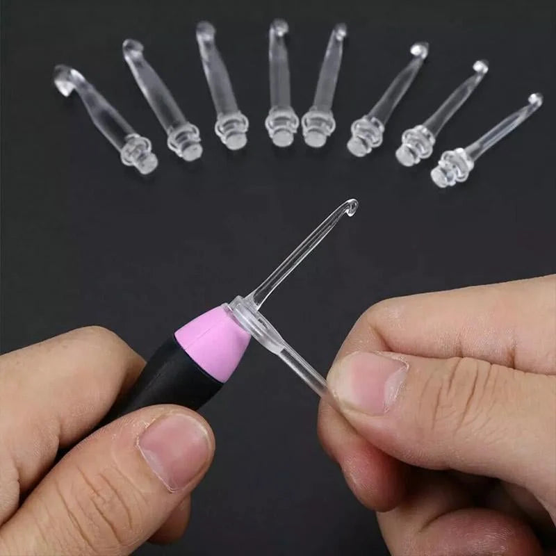 LightLoop™ LED Crochet Hooks — Say Goodbye to Dark Stitches and Enjoy Radiant Creative Moments Anytime!
