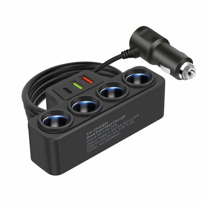 VoltMaxx 7-in-1 Car Charger Adapter with 7 Ports