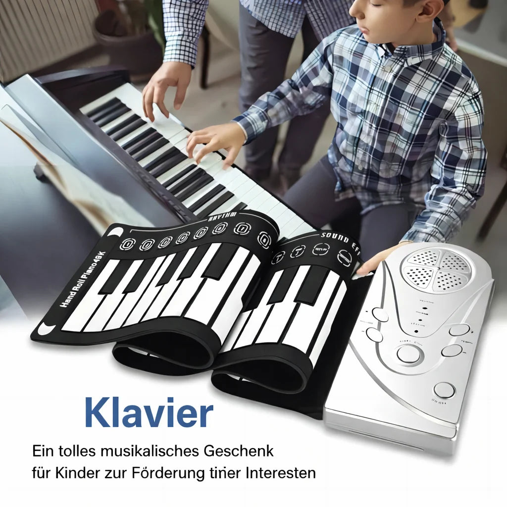 FlexiKeys™ Roll-Up Piano — Play Your Music Freely, Anywhere and Anytime