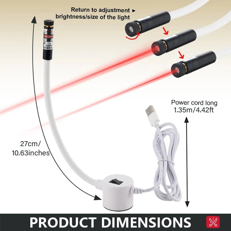Magnetic Laser Guide for Sewing Machines