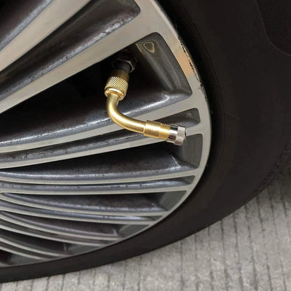 Flexible 3-Angle Tire Valve Extension Set