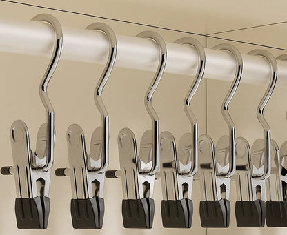 FlexiClip™ — Rust-free gentle hold for flawless laundry, anytime and anywhere