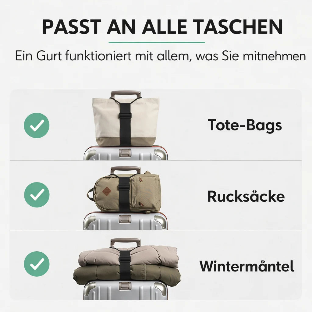 GripTether™ — Never chase your bag again and travel relaxed