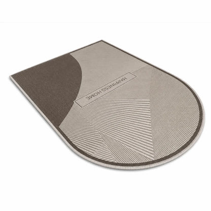 Wrinkle-free, noise-reducing printed floor protection mat for office chairs