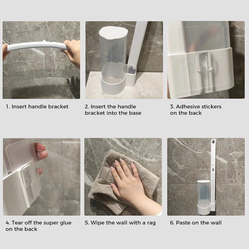 Disposable Toilet Brush for Bath & WC