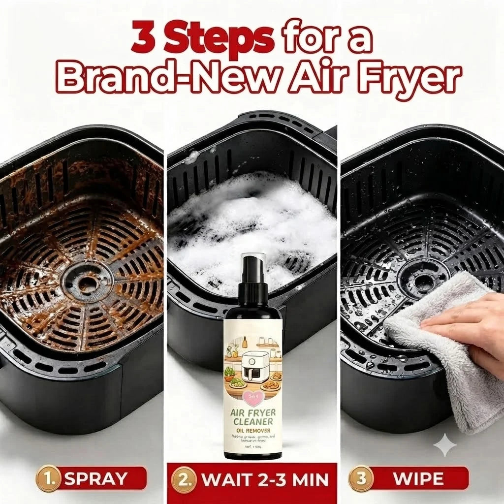Airfryer Cleaner & Degreasing Spray 2-in-1