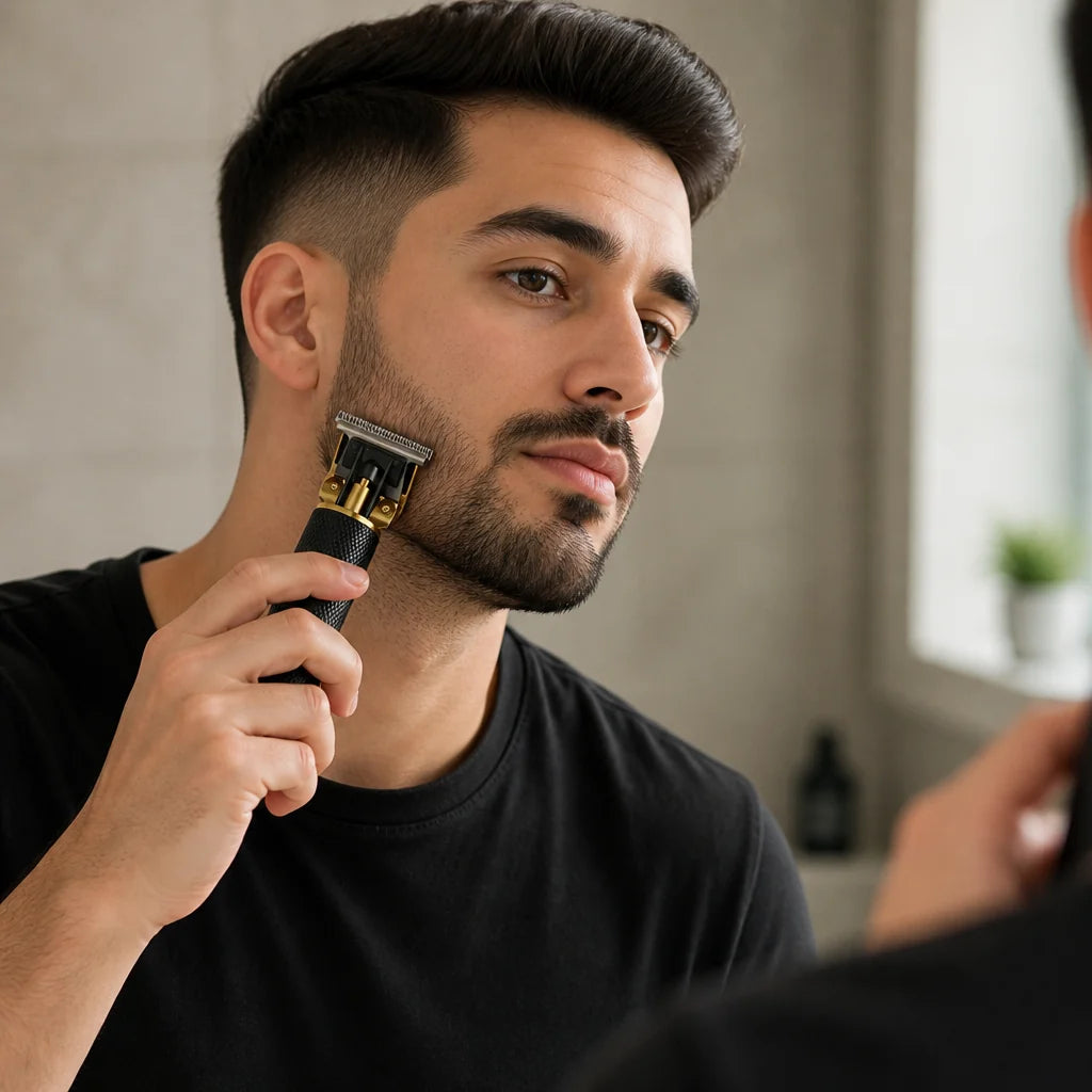 Carbon Steel T-Blades Cordless Hair and Beard Trimmer