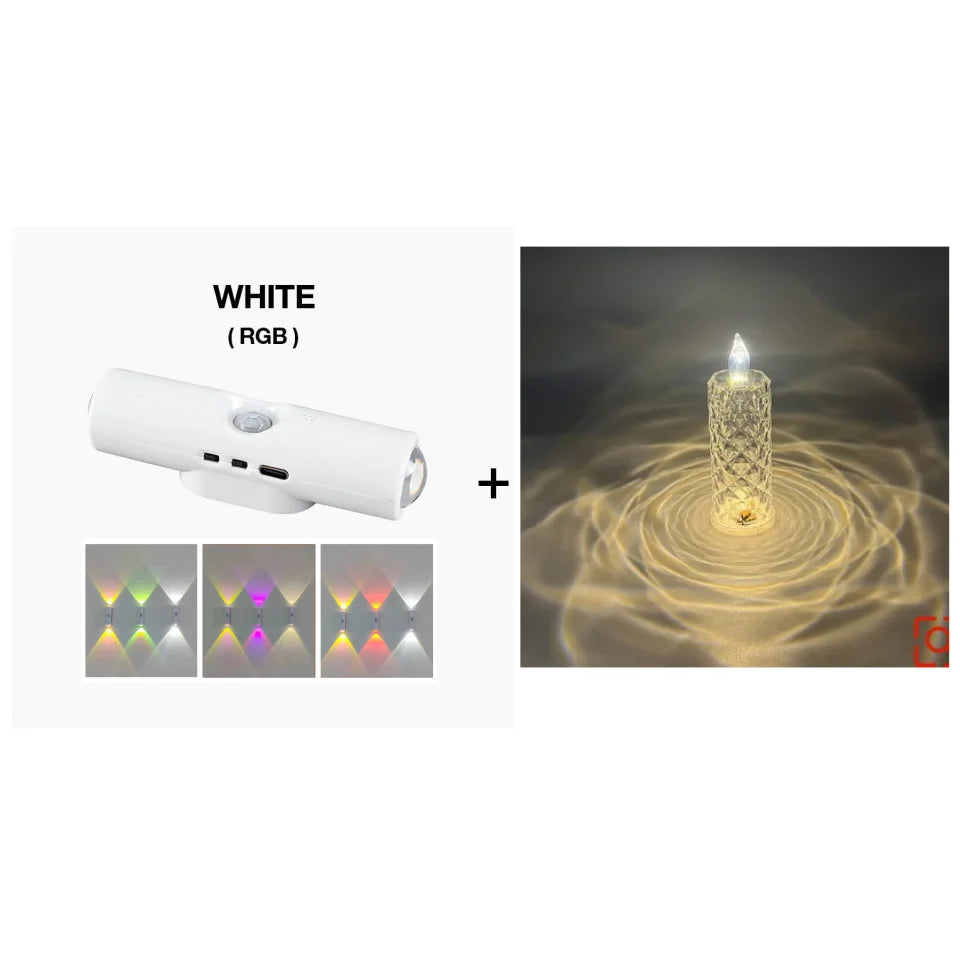 GlowAura™ — Transform dark rooms into radiant cozy oases with magical color variety and smart motion detection