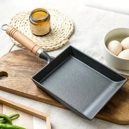 Japanese Cast Iron Egg Pan for Tamagoyaki