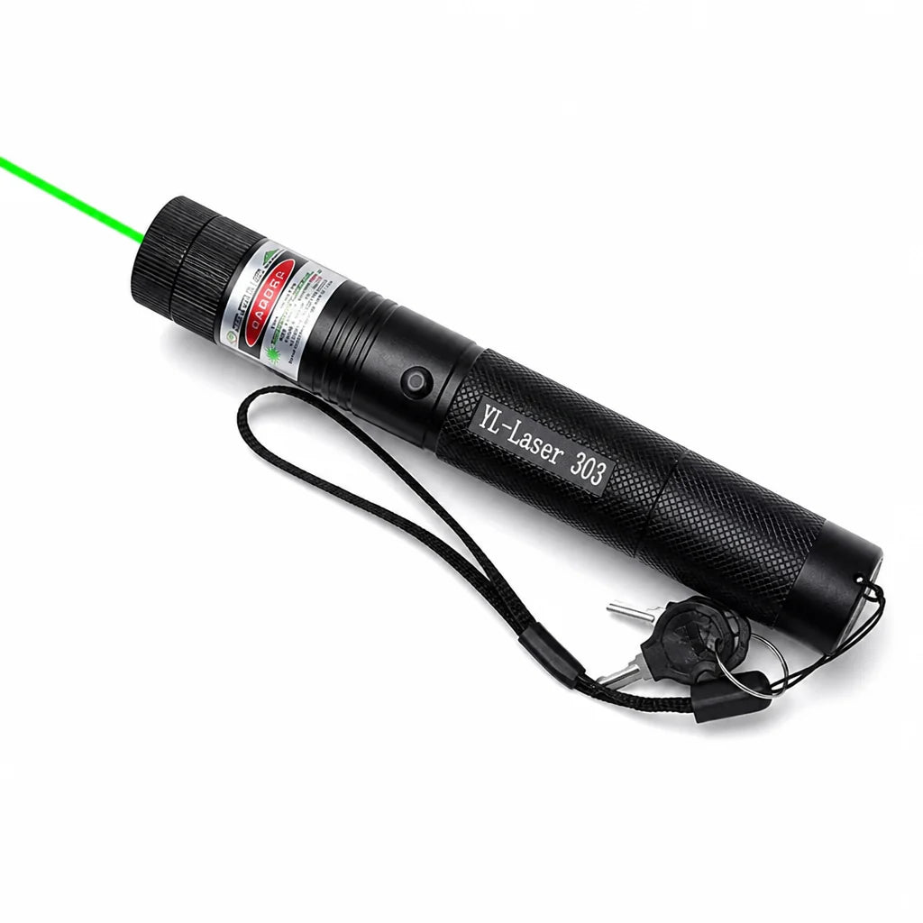 Adjustable Aluminum Laser Pointer with Safety Lock