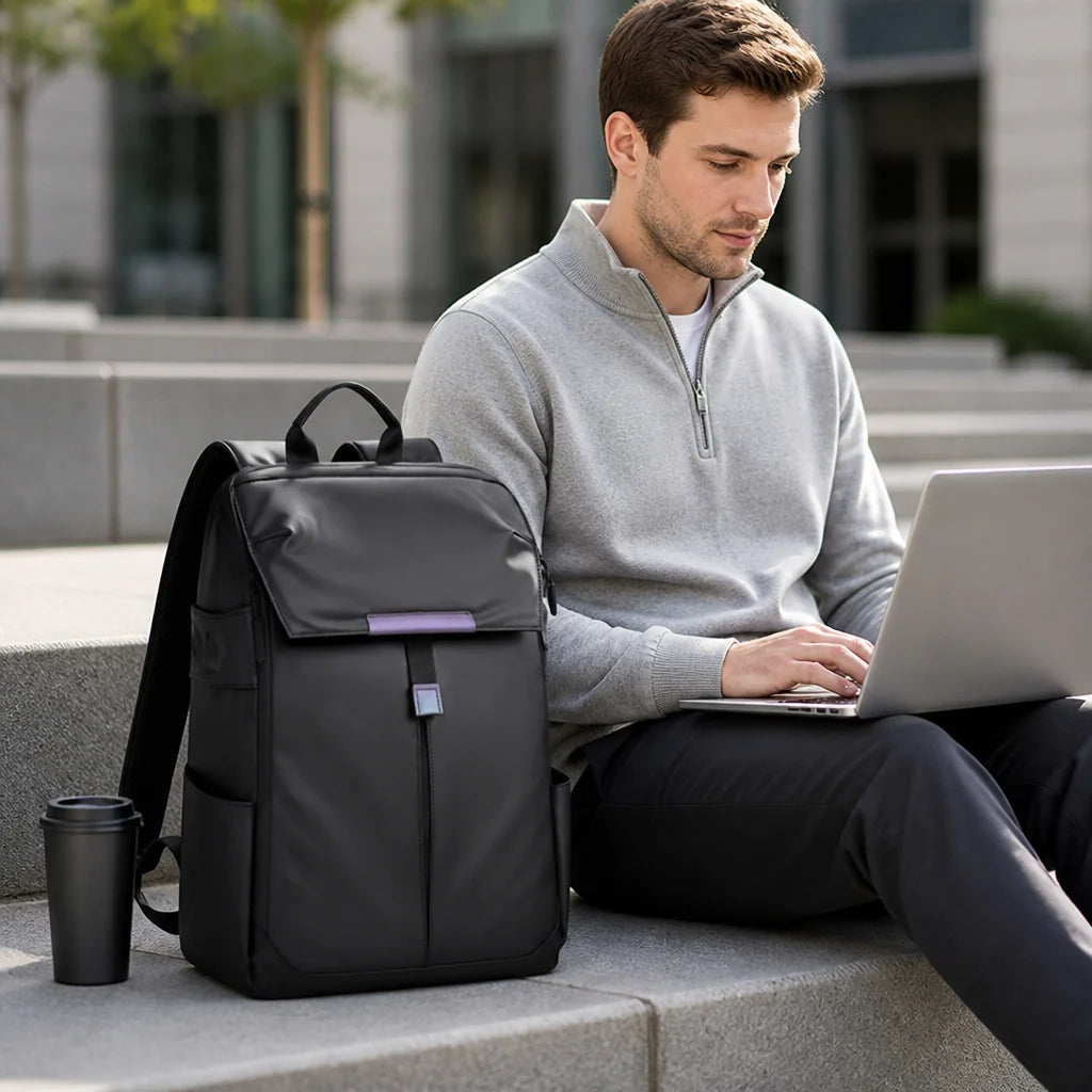 Waterproof Ergonomic Padded Laptop Backpack (Fits 15 Inch / 38 cm)