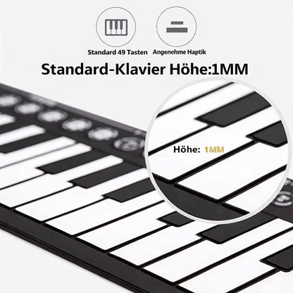 FlexiKeys™ Roll-Up Piano — Play Your Music Freely, Anywhere and Anytime