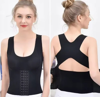 WaistSculpt™ Push-up Bra with Adjustable Straps and Removable Pads