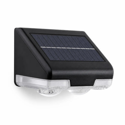 Solar-powered automatic dusk sensor multicolor fence post light